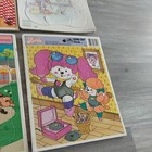 Vtg Mattel Poochie Strawberry Shortcake Woody Woodpecker Frame Tray Puzzle Lot