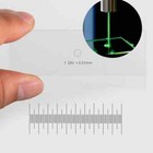 Microscope Eyepiece Stage Calibration Reticle Slide Grid Cross Micrometer