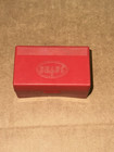 Brass Metric Scale Weights Set Ohaus Plastic Red Case 5 Pieces Science Mail Lab
