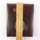 Vintage Wood Mclane Post Office Box Door Circa 1878 Walnut Wood No Key