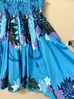 Vintage Women s Made In Hawaii E   K Tropical Floral Smocked Sleevless Dress