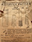 1920s Hip 43 Butterick 4052 Sewing Pattern  Ladies Skirt  1920s Sewing Pattern