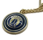 Plymouth Car Logo Vintage Keychain Auto Collectible Gold Tone Swank Chain Design