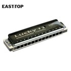 Easttop Lucky 13 Bass Plus Blues Harmonica 13 Holes Diatonic Harp Harmonica Us