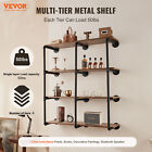 4 Tier Industrial Pipe Shelf 3pcs 11 8 w Floating Shelf Bracket Wall Mounted