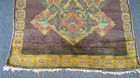 1890s-1900 Estate Mysterious  Rug With Lamah Wool You Must See Yellow Colors Wow