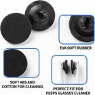 Eyeglass Cleaner Pads Replacement For Peeps Carbonklean Eyeglass Cleaner  10 Pcs