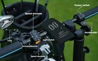 Electric 48v 2400w Off Road 4 Wheel Riding Folding Golf Cart Scooter Trolley