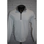 Adidas Golf Pullover Shirt 1 4 Zip Men Size Xl Performance Polyester White