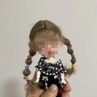 For Reborns Doll Handrooted Curly 5   10cm Diy Doll Wigs Tibetan Lamb Mohair