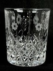 2 Godinger Stephanie Double Old Fashioned Glass  Floral Leaves  Beautiful 