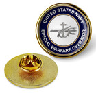 U s  Navy Special Warfare Operator Tie Tac  Hat Pin  Military Lapel Pin - Gold