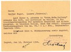 Croatia Postalcard-hg 5-uorated-sc 61  62  66-zagreb 1-12 ii 44-with Mwssage-to