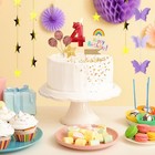 40th Birthday Candles Crown Digital Candles Red 3d Design Cake Decoration