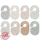 Pasonly 8pk Baby Closet Dividers Newborn To 24m Colorful Wardrobe Organizer