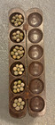 Vintage Carved African Wooden Mancala Game   Donduc Seeds