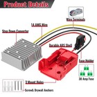 240w 20a 18v To 12v Step Down Converter Compatible With Milwaukee 18v Battery