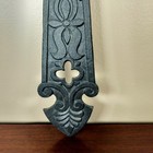 Large Cast Iron Hanging Cross 20   x10    Metal Wall Ornate Religious Decor Goth