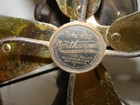 Antique Emerson Northwind 10    Brass Blade 450 Oscillating Electric Fan