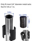 Wire Shelf Clips 8 Pack Wire Rack Lock Clip Replacements For 3 4 Inch Post Fi   