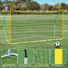 Patiassy 2 In 1 Outdoor Soccer Goal 12x6ft Soccer Net And Soccer Rebounder Net