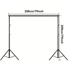Adjustable Backdrop Stand Background Support System With Carrying Bag   4 Clamps