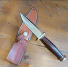    very Rare      vintage Al Mar  Seki Japan Grunt Knife  Sheath      