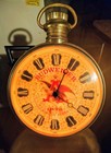 Vintage Budweiser Beer Lighted Pocket Watch Sign Clock Mo  007-014 