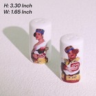Ceramic Salt And Pepper Shakers Set - Cute Salt Shaker And Pepper Shaker For Kit