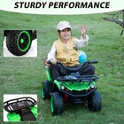 24v Kids Ride On Atv 4 Wheeler Quad Battery Powered Electric Vehicle W mp3 usb