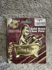 Vintage Brass Metal Lady In Tub Bathroom Door Plaque Sign Wall Decor Risqu  