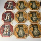 Vintage Beer Coasters Mats  Beck s Eddie Dutch Holland Pub Bar Large Lot Of 30 C