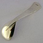 Mid Century Modern Sterling Silver Caddy Spoon C1960 Hand Made
