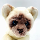 Russ Berrie Yomiko Classics Realistic Siamese Cat Plush Stuffed Animal 11  Kitty
