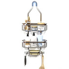Hanging Shower Caddy Over Shower Head No Drilling Rustproof Shower Rack