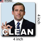 Michael Scott Prison Mike Dishwasher 4 X 4 Inches  1pcs 4 Inch Magnet