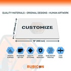 Custom Mousepad 18  X 12  Personalized Large Desk Pad Work Gaming Business Gift