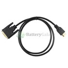 3ft 1 4 Gold 24 1 Dvi Male To Hdmi Male Cable For 3d Tv Hdtv Led 1080p 1100 sold