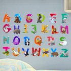 Animal Alphabet Abc Wall Decals Educational Wall Sticker Nursery Baby Room Decor