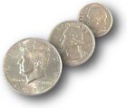 Locking  1 35 Trick With Us Half Dollar  Quarter And Dime