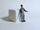 Arttista  1306 - Brakeman Holding On - O Scale Figure - Model Trains New