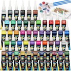  Fabric Paint Set  48 Colors With Metallic  Glitter   Neon  All-in-one Kit 