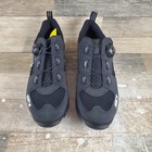 Sidi Turbo Mtb Mens Cycling Shoes Sz 10 4 Black Leather Low Top Round Toe