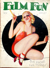 Film  Fun Magazine - 4 Issues From 1934 Vg To Ex