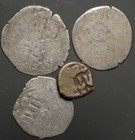 F-277 Floor Sweepings-- Mamluk Sultans Of Egypt   Syria  Lot Of 4 Silver Dirhams