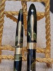 Custom Made Sheaffer Lifetime Pen   Pencil Set With 14k Gold Trim