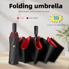 Windproof Double Layer Fully Automatic Anti Storm Resistant Umbrella Gift Men