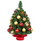 2 3ft Mini Artificial Christmas Tree Tabletop Small Xmas Tree Holiday  Used