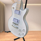 Custom Alpine White Lp Electric Guitar  Chrome Hardware  Maple Fretboard Us