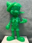 Vintage Walt Disney Productions Marx Toy Pinocchio 6  Green Plastic Figure 70s